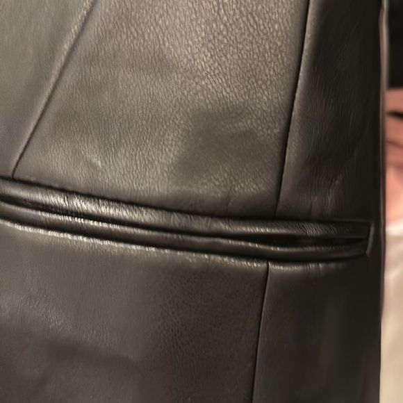Vegan Express Leather Blazer size Small never worn - Picture 7 of 15